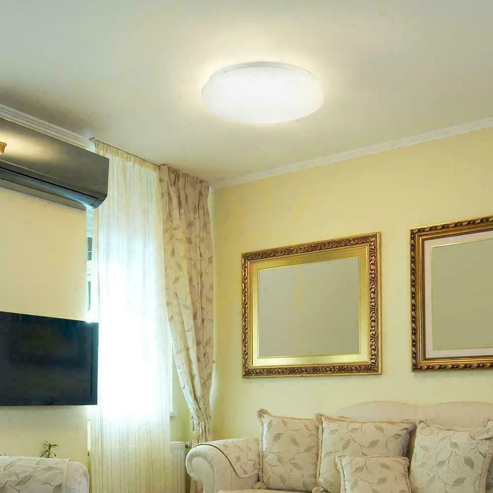 Show Plafond V-TAC 12W Milky CCT Color Change fi.255 VT-8412 3000K-6400K 1200lm Plafond V-TAC 12W Milky CCT Color Change fi.255 VT-8412 3000K-6400K 1200lm