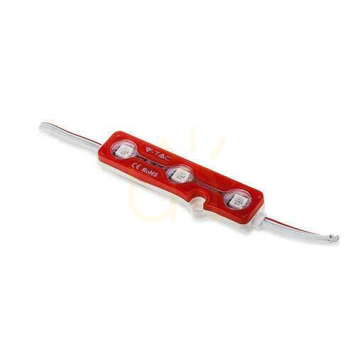 Check V-TAC LED Module 0.72W 3LED 160st SMD5050 IP67 VT-50503 Color Red 66lm