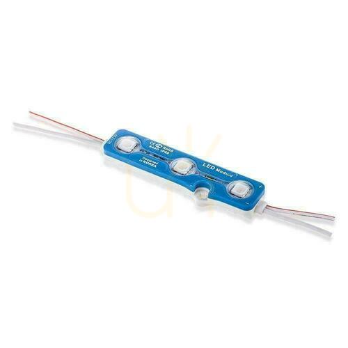 Check V-TAC LED Module 0.72W 3LED 160st SMD5050 IP67 VT-50503 Color Blue 66lm
