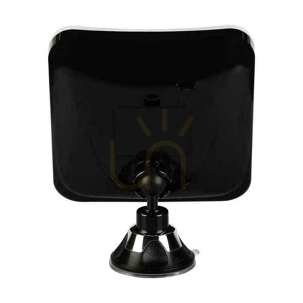 Show V-TAC Portable Mirror 3.2W LED Bathroom Makeup 4xAAA fi.17CM Chrome VT-7573 6400K 30lm V-TAC Portable Mirror 3.2W LED Bathroom Makeup 4xAAA fi.17CM Chrome VT-7573 6400K 30lm