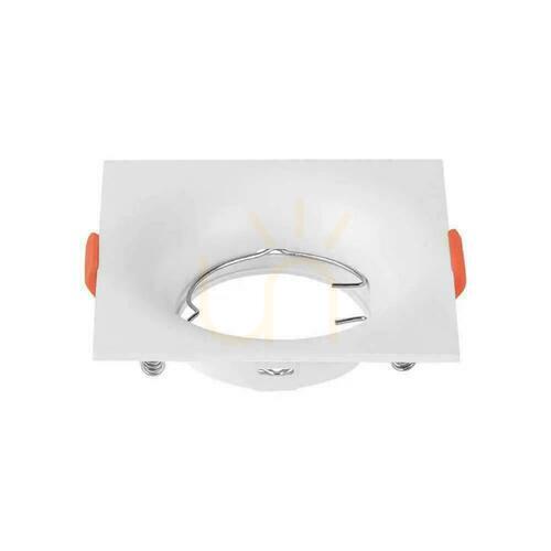 Check V-TAC GU10 Recessed Square Mesh White VT-921-W 3 Year Warranty