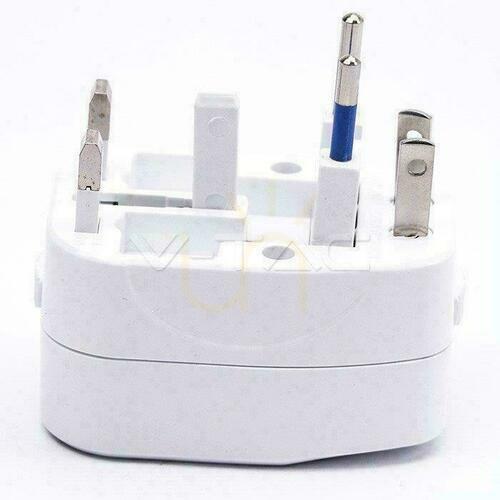 Check V-TAC 8705 Universal Travel Adapter with Overload Protection
