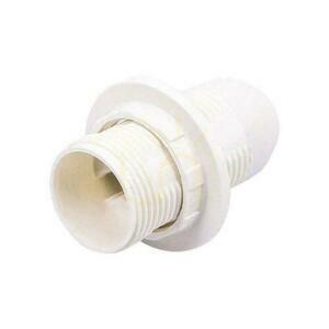 E14 V-TAC White socket with nut small 1