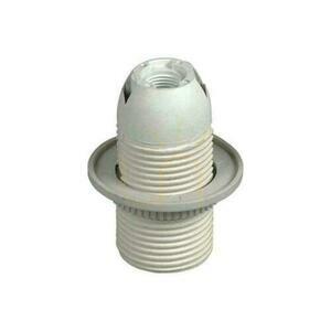 E14 V-TAC White socket with nut small 0