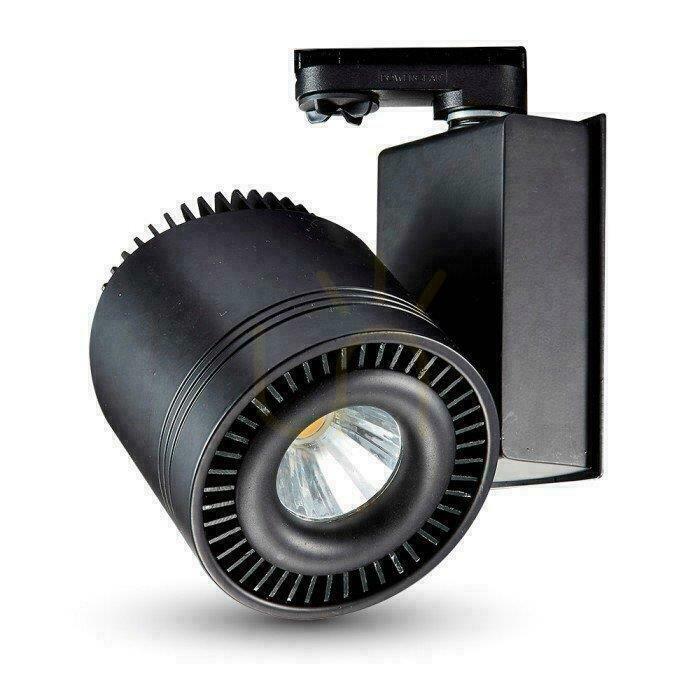 LED luminaire V-TAC Rail System 3F 45W COB CRI95+ Black VT-4545 6000K 2300lm