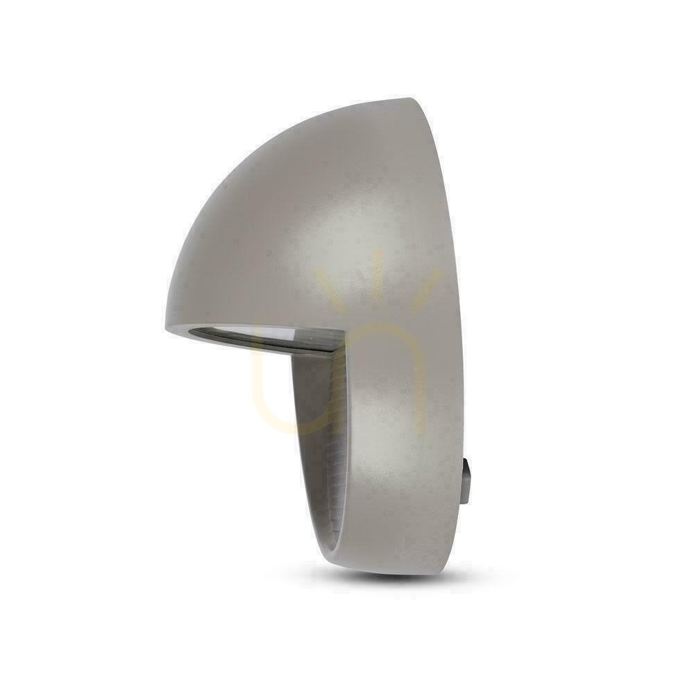 Preview Wall Mounted 3W LED V-TAC Grey Round 230V IP65 VT-1182-G 3000K 210lm Wall Luminaire. Wall Mounted 3W LED V-TAC Grey Round 230V IP65 VT-1182-G 3000K 210lm Wall Luminaire.