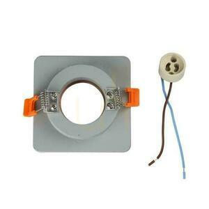V-TAC Concrete and Plaster GU10 Square Recessed Ring Grey/Rose Gold VT-862-MRG 5 Year Warranty small 5