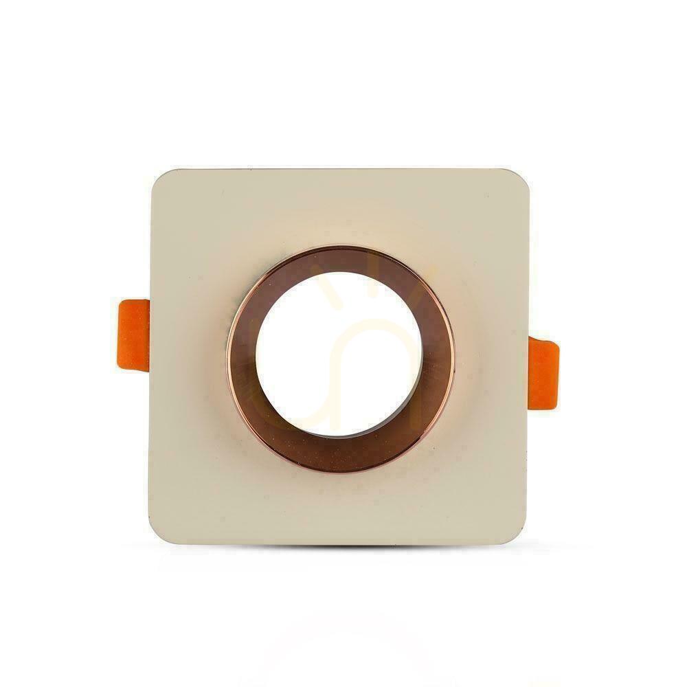 Preview V-TAC GIPS BETON GU10 Square Recessed Mesh White/Pink Gold VT-862-MRR 5 Year Warranty V-TAC GIPS BETON GU10 Square Recessed Mesh White/Pink Gold VT-862-MRR 5 Year Warranty