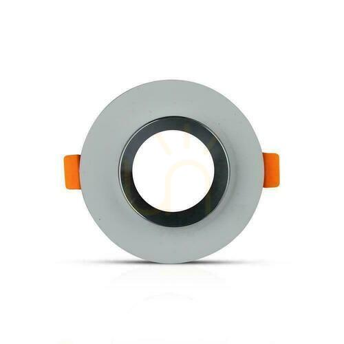 Check V-TAC GIPS BETON GU10 Round Recessed Gray/Chrome VT-862-MG Mesh.