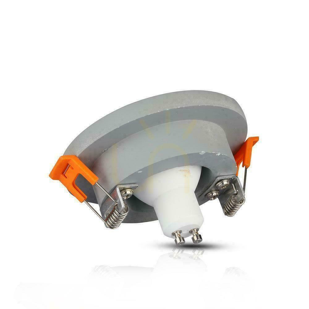 Preview V-TAC GIPS BETON GU10 Round Recessed Gray/Chrome VT-862-MG Mesh. V-TAC GIPS BETON GU10 Round Recessed Gray/Chrome VT-862-MG Mesh.