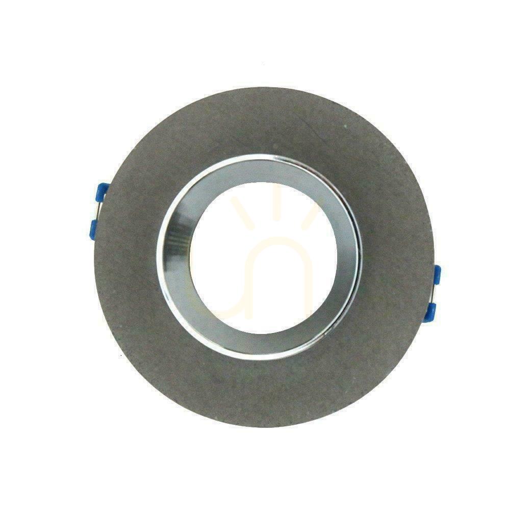 Display V-TAC GIPS BETON GU10 Round Recessed Gray/Chrome VT-862-MG Mesh. V-TAC GIPS BETON GU10 Round Recessed Gray/Chrome VT-862-MG Mesh.