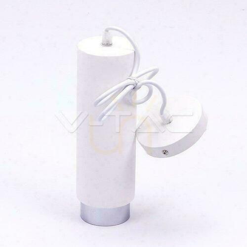 Check V-TAC GIPS BETON GU10 White/Chrome VT-864-CH Pendant Luminaire 5 Year Warranty