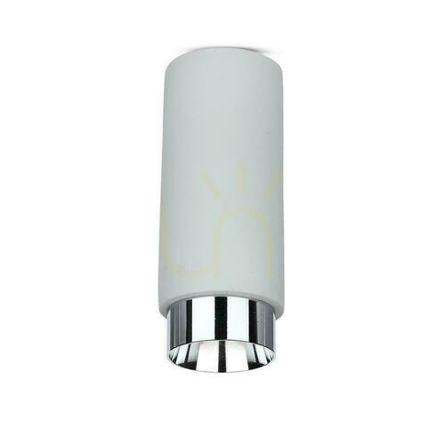 Check V-TAC GIPS BETON GU10 Surface Mounted Gray/Chrome VT-865-CHC 5 Year Warranty.