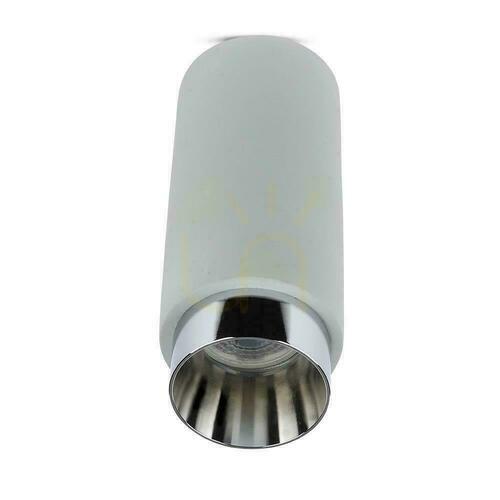Check V-TAC GIPS BETON GU10 Surface Mounted Gray/Chrome VT-865-CHC 5 Year Warranty.