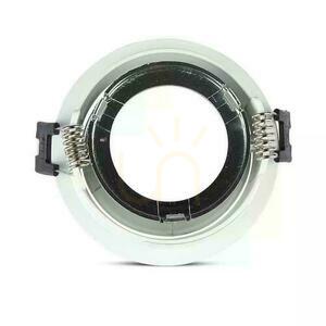 V-TAC GU10 Recessed Eyelet White/Chrome Round VT-872-WC 3 Year Warranty small 3