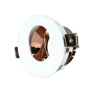 V-TAC GU10 Asymmetrical Recessed Mesh White/Pink Gold Round VT-874-WR 3 Year Warranty 1 V-TAC GU10 Asymmetrical Recessed Mesh White/Pink Gold Round VT-874-WR 3 Year Warranty small 1