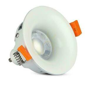 V-TAC VT-876 GU10 Recessed Downlight Fitting white round Ø8.5 cm 75 mm cut-out small 1