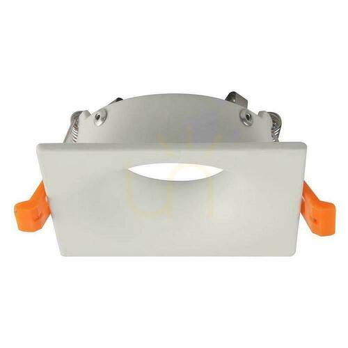 Check V-TAC GU10 square white recessed fitting VT-876-SQ