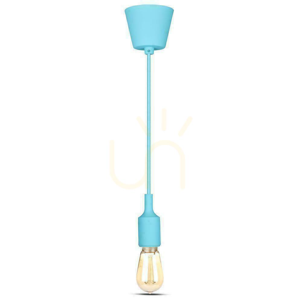 Preview V-TAC E27 Bright Blue VT-7228-LB Pendant Silicone Luminaire 5 Year Warranty V-TAC E27 Bright Blue VT-7228-LB Pendant Silicone Luminaire 5 Year Warranty