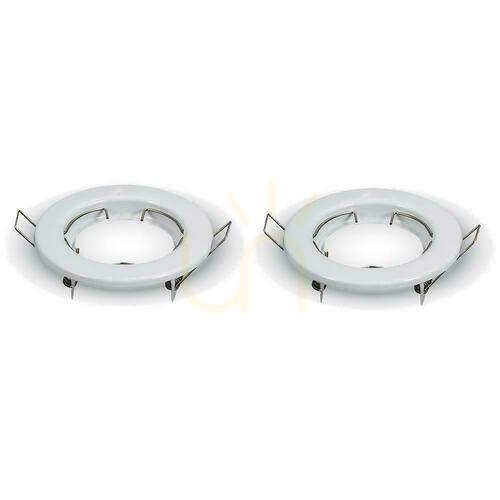 Check Mesh V-TAC GU10 Round Fixed White (Package. 2 pcs) VT-778-WH
