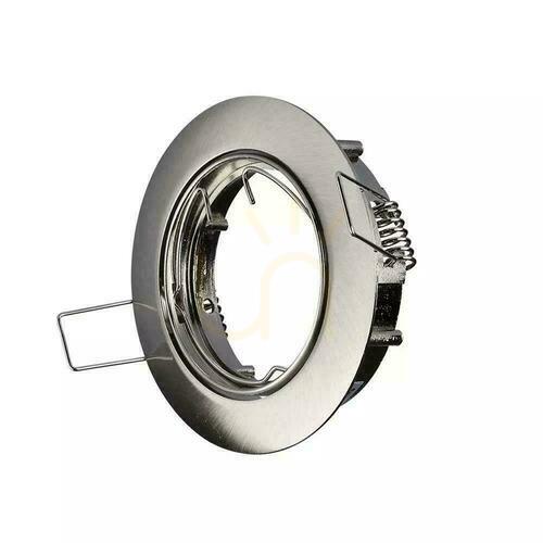 Check Mesh V-TAC GU10 Round Movable Satin VT-779-SN-RD