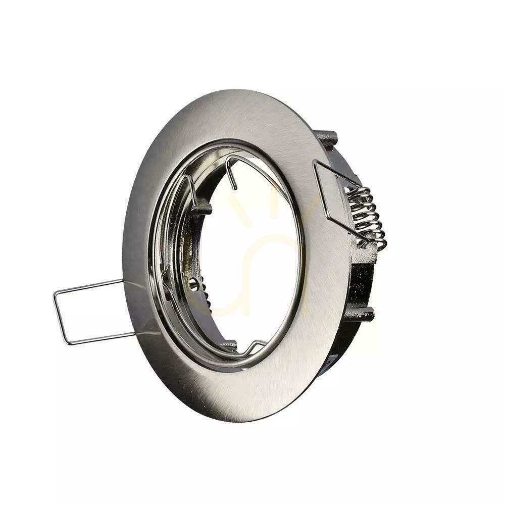 View Mesh V-TAC GU10 Round Movable Satin VT-779-SN-RD Mesh V-TAC GU10 Round Movable Satin VT-779-SN-RD