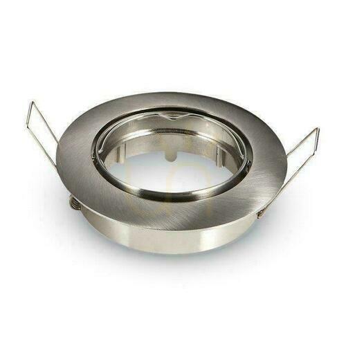 Check Mesh V-TAC GU10 Round Movable Satin VT-779-SN-RD
