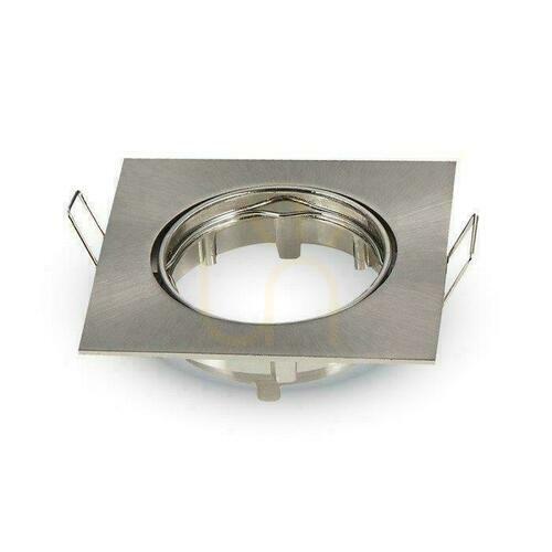 Check Mesh V-TAC GU10 Square Movable Satin VT-779-SN-SQ