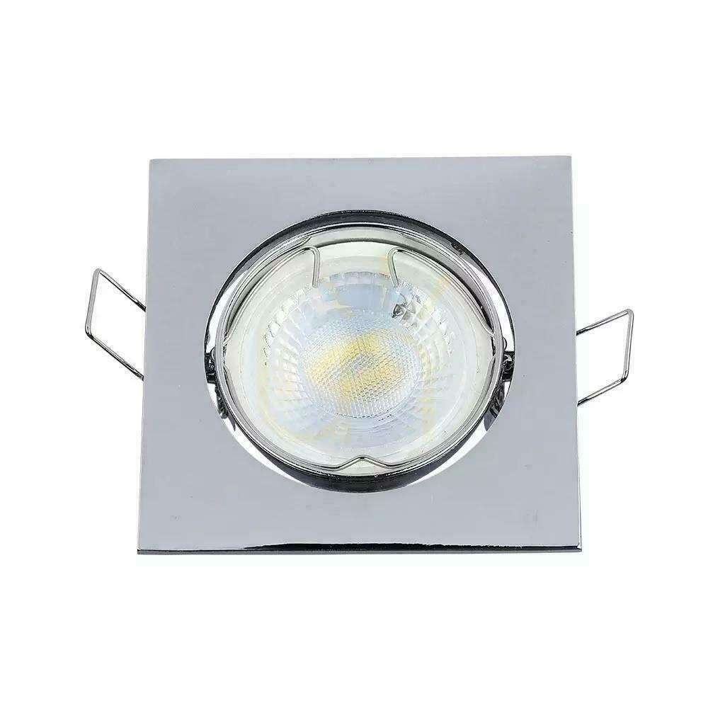 Preview Eyelet V-TAC GU10 Square Movable Chrome VT-779-CH-SQ Eyelet V-TAC GU10 Square Movable Chrome VT-779-CH-SQ