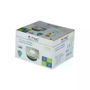 Mesh V-TAC Aluminum Casting Sealed with glass IP54 GU10 Square 84x84mm Satin VT-787SQ-SN small 4