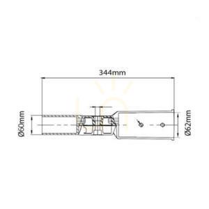 Arm Mount Adapter for LED Street Lamps 60mm V-TAC VT-795 5 Arm Mount Adapter for LED Street Lamps 60mm V-TAC VT-795 small 5