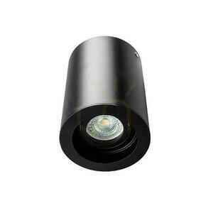 V-TAC VT-796-B GU10 surface-mounted ceiling light, black aluminium cylinder 142 × 100 mm small 2