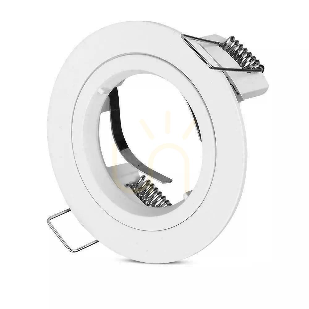 View V-TAC Aluminum Cast GU10 Round Mesh White VT-774-WH V-TAC Aluminum Cast GU10 Round Mesh White VT-774-WH