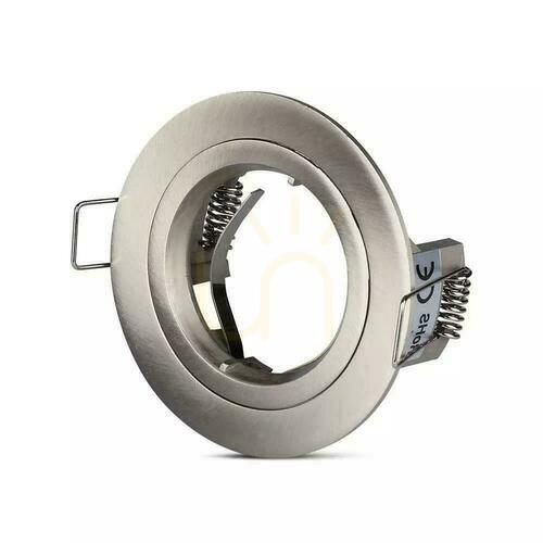 Check Mesh V-TAC Aluminum Cast GU10 Round Satin VT-774-SN