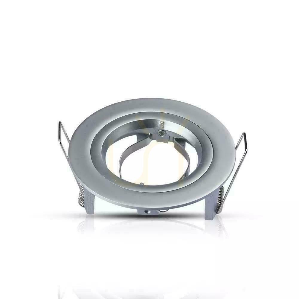 Preview Eyelet V-TAC Aluminum Cast GU10 Round Silver Gray VT-774-MG Eyelet V-TAC Aluminum Cast GU10 Round Silver Gray VT-774-MG