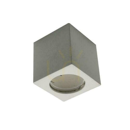 Check V-TAC GIPS GU10 Surface-mounted Square White Cube luminaire 70x70x75mm VT-727SQ