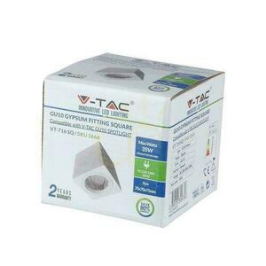 V-TAC GIPS GU10 Surface-mounted Square White Cube 75x75x75mm VT-716SQ luminaire. 3 V-TAC GIPS GU10 Surface-mounted Square White Cube 75x75x75mm VT-716SQ luminaire. small 3