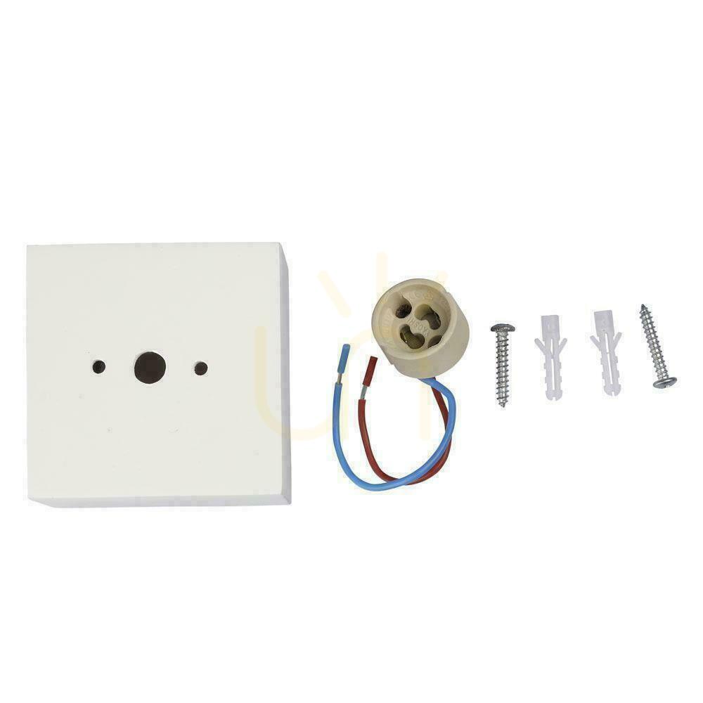 Show V-TAC GIPS GU10 Surface-mounted Square White Cube 75x75x75mm VT-716SQ luminaire. V-TAC GIPS GU10 Surface-mounted Square White Cube 75x75x75mm VT-716SQ luminaire.