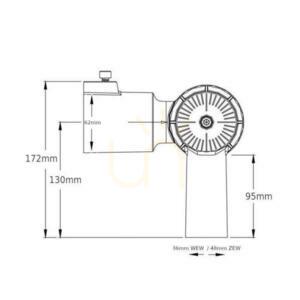 Arm Mount Adapter for LED Street Lamps 48mm V-TAC VT-11858 VT-795-1 small 3