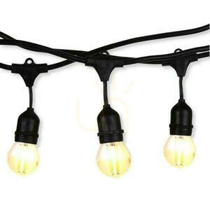 Garden Garland V-TAC Black 15 meters 15 fixtures E27 Rubber+Socket IP54 VT-713 0 Garden Garland V-TAC Black 15 meters 15 fixtures E27 Rubber+Socket IP54 VT-713 small 0