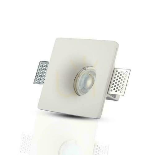 Check V-TAC GIPS GU10 Recessed Round Mesh 120x120 White VT-714
