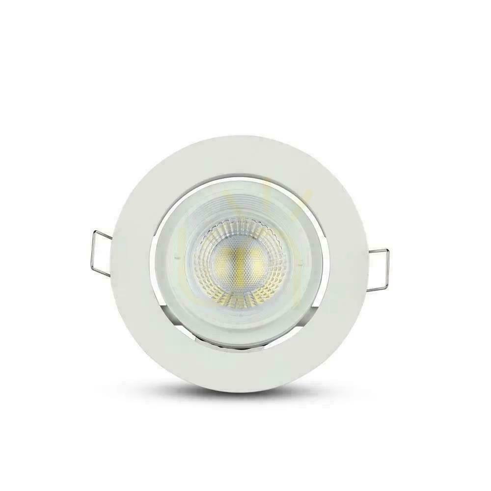 Show V-TAC GU10 Movable Mesh Swivel Snail White VT-700W V-TAC GU10 Movable Mesh Swivel Snail White VT-700W