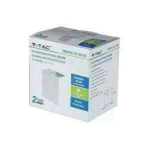 Wall lamp Square GIPS G9 White V-TAC VT-858SQ 3 Years Warranty. small 2