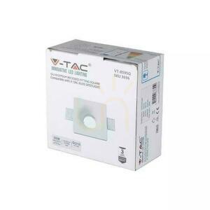 V-TAC GIPS GU10 Recessed 103x103 Round White V-TAC VT-859SQ Mesh. 4 V-TAC GIPS GU10 Recessed 103x103 Round White V-TAC VT-859SQ Mesh. small 4