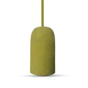 V-TAC VT-7668 Yellow Concrete Pendant Light E27 max. 60 W small 1