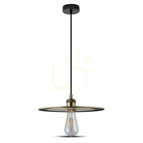 Check V-TAC Metal Pendant Luminaire Pink Gold VT-7777-RG 5 Year Warranty