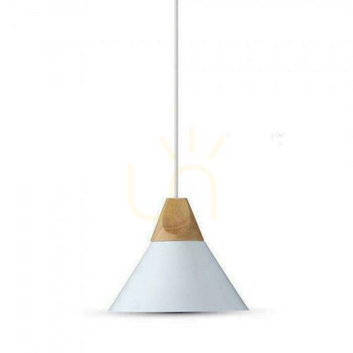 Check V-TAC Pendant Luminaire Aluminum White VT-7425-WH 5 Year Warranty