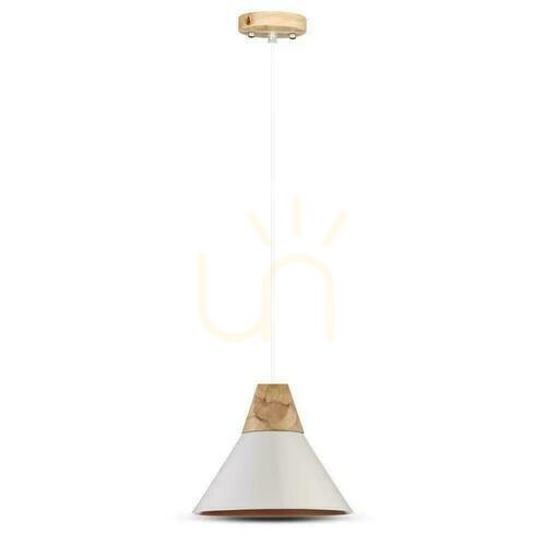 Check V-TAC Pendant Luminaire Aluminum White VT-7425-WH 5 Year Warranty