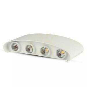 Wall Mounted Top Down V-TAC 8W LED White IP54 VT-848 3000K 870lm. 1 Wall Mounted Top Down V-TAC 8W LED White IP54 VT-848 3000K 870lm. small 1
