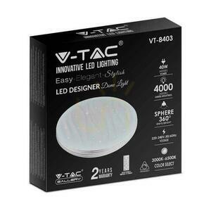Ceiling Plafond V-TAC 40W LED Pilot CCT fi.400 Stars and Waves VT-8403 3000K-6500K 4000lm 4 Ceiling Plafond V-TAC 40W LED Pilot CCT fi.400 Stars and Waves VT-8403 3000K-6500K 4000lm small 4